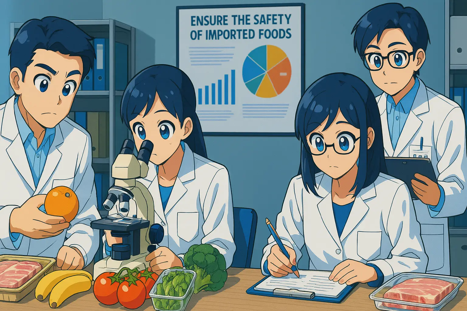 Descubre la estrategia de Japón para garantizar la seguridad de los alimentos importados, con inspecciones por riesgo y colaboración internacional.