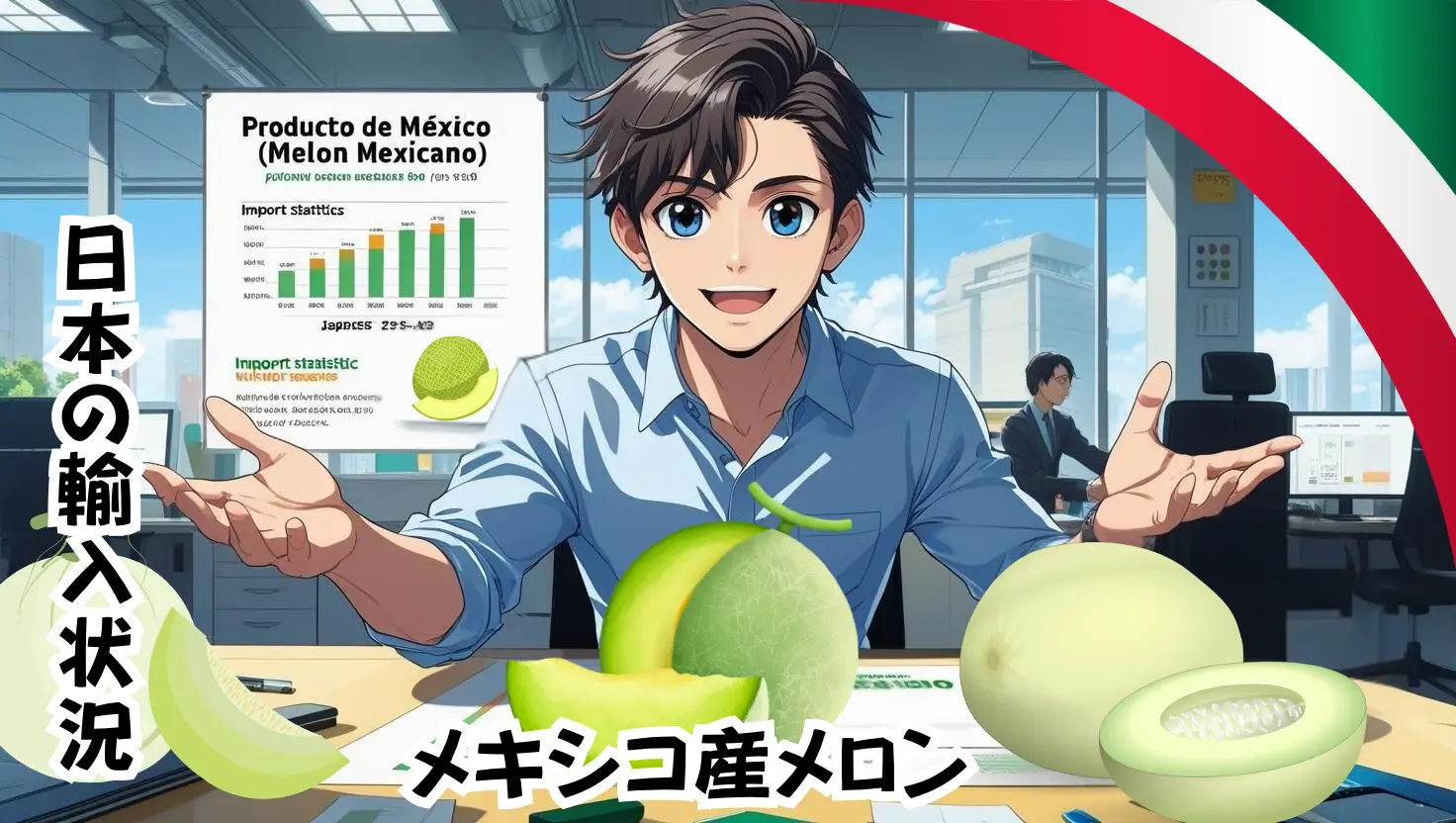 Exportación de melón fresco mexicano hacia Japón en 2024